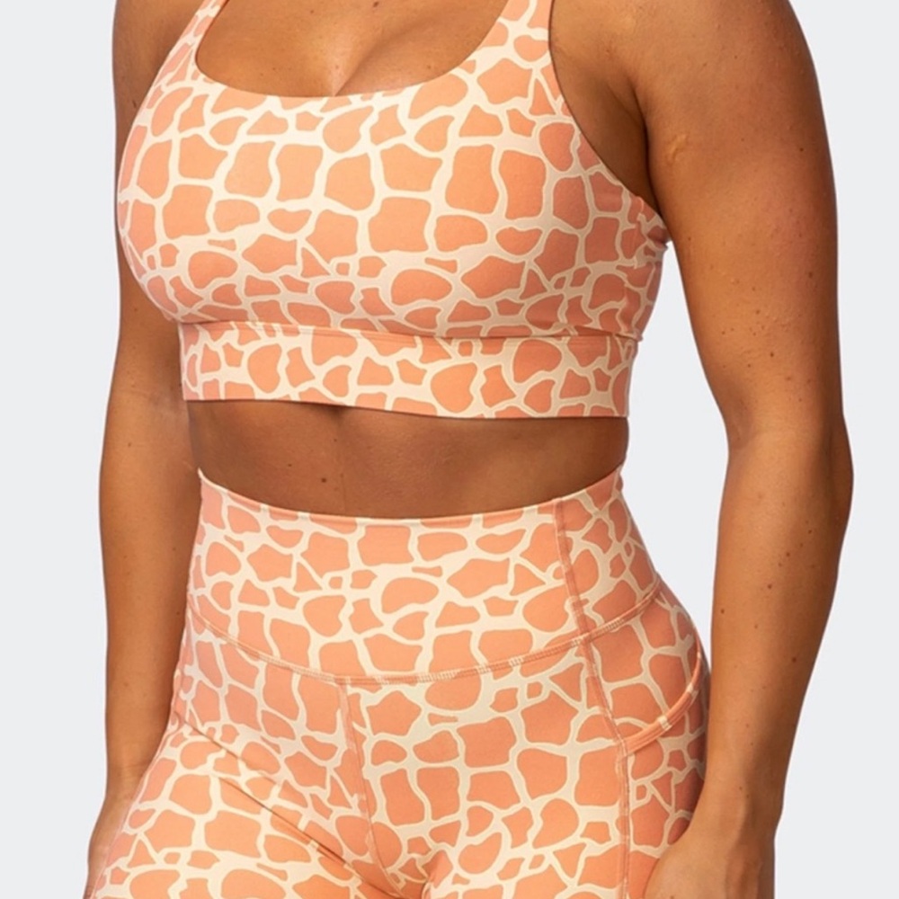 Giraffe Print Activewear Set